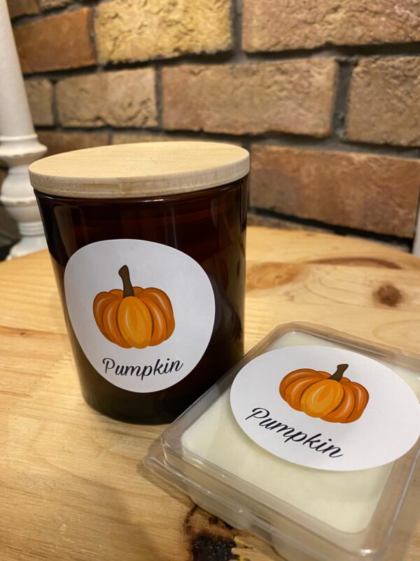 Zestaw świeca + wosk zapachowy Pumpkin
